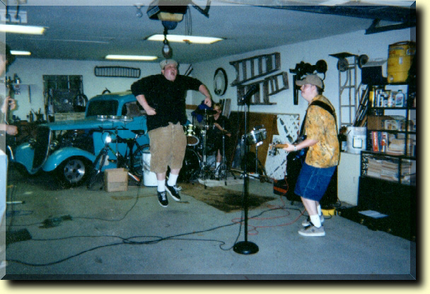 Here's an old picture of The Gops at practice.  BJ is catching some air.